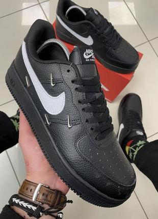 Кроссовки nike air force vj (черные)