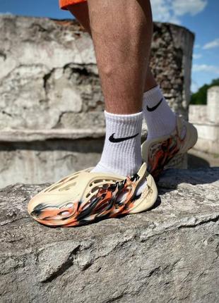 Чоловічі yeezy foam runner beige orange (no logo)