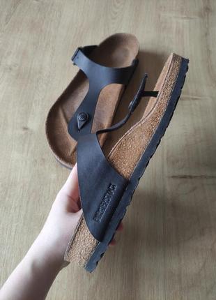 Стильные женские шлепанцы вьетнамки  birkenstock, р.39,53 фото