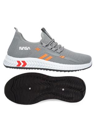 Кросівки nasa trainers uni grey-orange