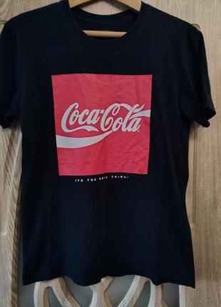 Футболка coca - cola 🥤" it's the real thing ! , " это настоящая вещь! ", напиток, фирма
