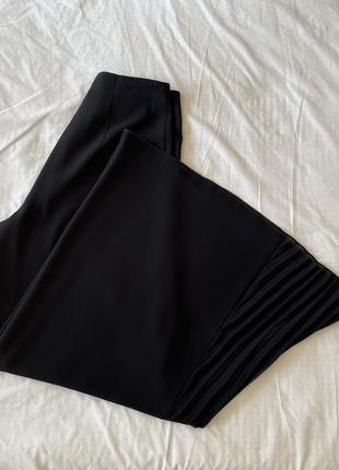 Черные брюки палаццо с плиссировкой merrytime, размер 402 фото