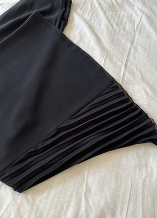 Черные брюки палаццо с плиссировкой merrytime, размер 405 фото