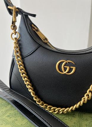 Gucci aphrodite small shoulder bag black1 фото