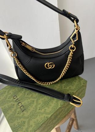 Gucci aphrodite small shoulder bag black2 фото