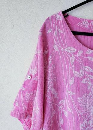 Итальянская льняная лен+котон удлиненая футболка  оверсайз с карманами и натуральными  перламутровыми пуговицами glossy paris 
италия10 фото