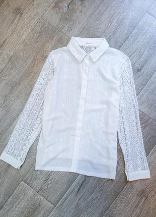 Ажурная рубашка блузка