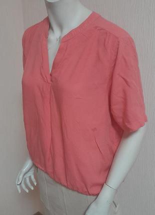 Фирменная коралловая блузка свободного кроя esmara,💯 оригинал, молниеносная отправка3 фото