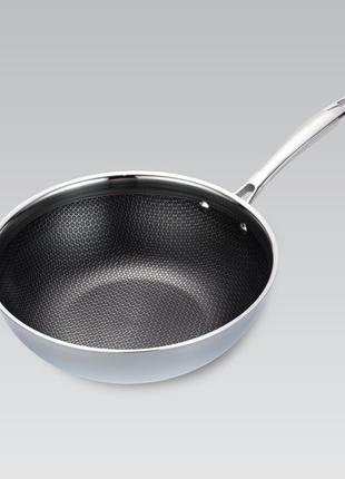 Сковорода wok maestro ms-1224 30 см