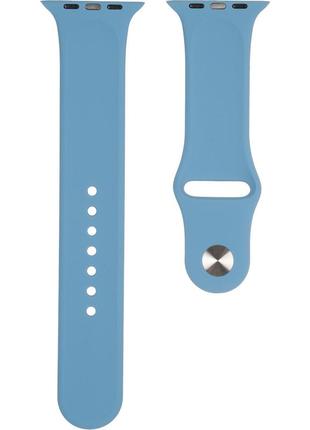 Ремешок watch 42/44/45mm silicone denim blue