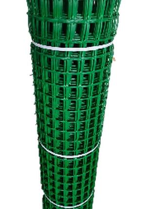 Сетка 45*45 1.0х20 м пластиковая клевер (зеленая) квадрат с запаянным краем