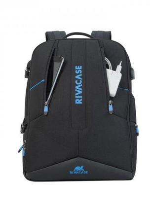 Rivacase 7860 черный рюкзак для геймеров 17.3 дюймов.3 фото