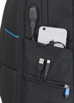Rivacase 7860 черный рюкзак для геймеров 17.3 дюймов.9 фото