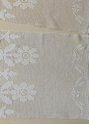 Скидка!🤩винтаж👌 новые фиранки ручной работы 37х50🤩👌👍