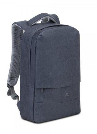 Рюкзак  для ноутбука  rivacase 7562 15.6, водовідштовхувальний, антизлодій, сірий