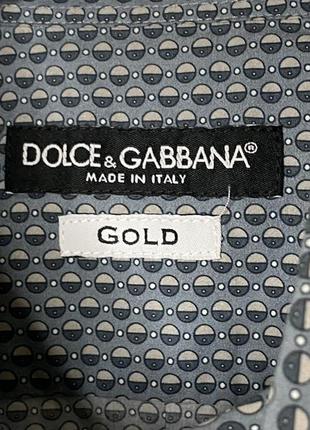 Чоловіча сорочка dolce & gabbana gold3 фото