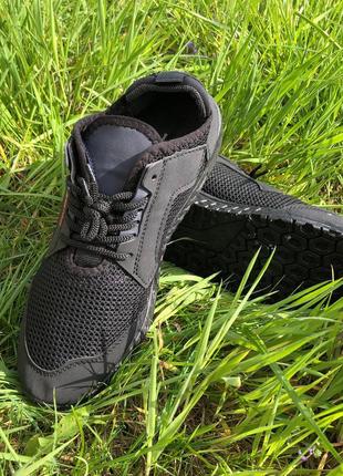 Текстильні кросівки 44 розмір | літні кросівки з тканинним верхом. модель 62496. колір: чорний7 фото