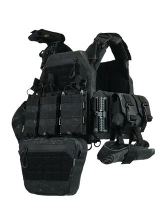 Плитоноска cen.2 cordura1000d nir чорний мультикам + 8 підсумків