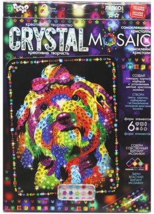 Набір для креативної творчості "crystal mosaic", "песик із бантиком"