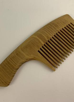 Гребінець дерев'яний для волосся з ручкою акація