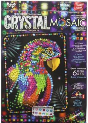 Набір для креативної творчості "crystal mosaic", "папугай"