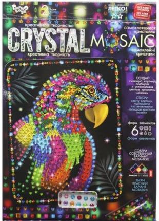 Набор для креативного творчества "crystal mosaic", "папугай"