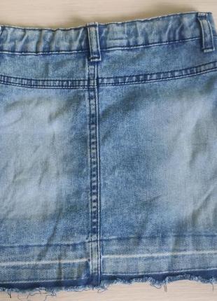 Юбка джинсова розмір 130-1402 фото