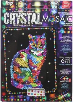 Набір для креативної творчості "crystal mosaic", "кошка"