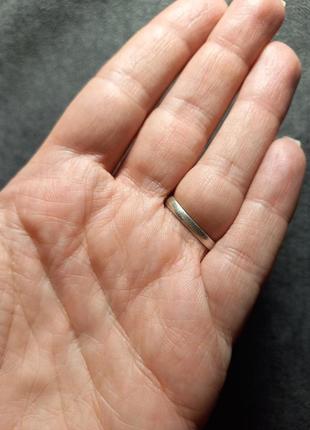 Серебряное кольцо с камнями 17,5 размер.3 фото