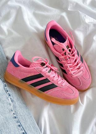 Женские кроссовки adidas wmns gazelle 'bliss pink purple'