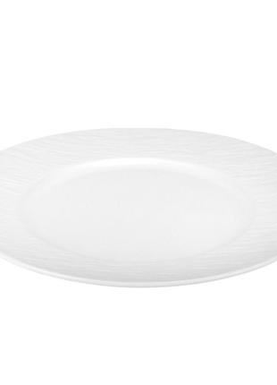 Тарелка "инь и ян", белая, 27 см2 фото