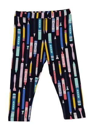 Лосины для девочки темно-синие, разноцветные карандаши lovetti турция 8669-309