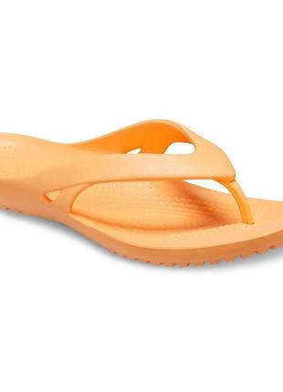 Crocs kadee ii flip cantaloupe relaxed fit 202492-801, код: 070000, размеры: 37, 38