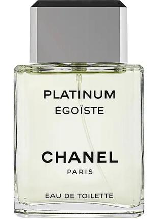 Туалетна вода чоловіча chanel egoiste platinum ліцензія 100 ml