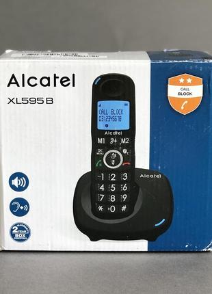 Телефон стационарный alcatel xl 595 b black8 фото