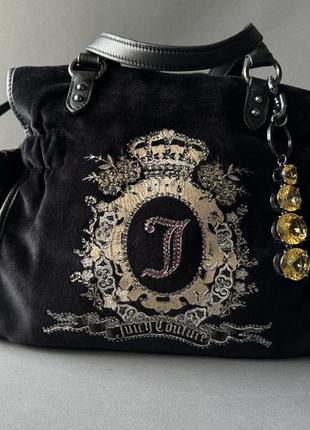 Juicy couture оксамитова сумка2 фото