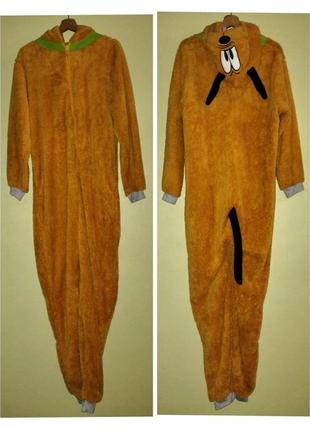 Кигуруми для взрослого мужской костюм собаки pluto путано пижама disney