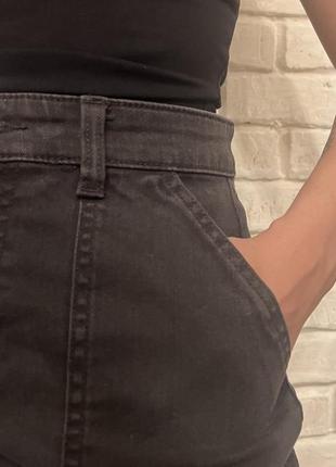Юбка джинсовая серая4 фото