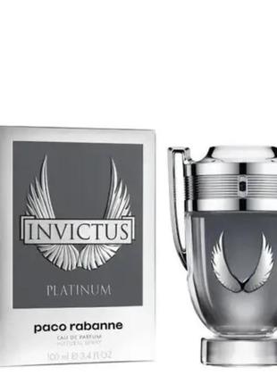 Парфумована вода чоловіча paco rabanne invictus platinum ліцензія 100 ml