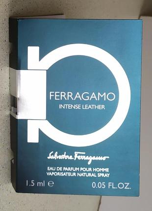 Ferragamo intense leather парфюмированная вода пробник оригинал 1,5 мл
