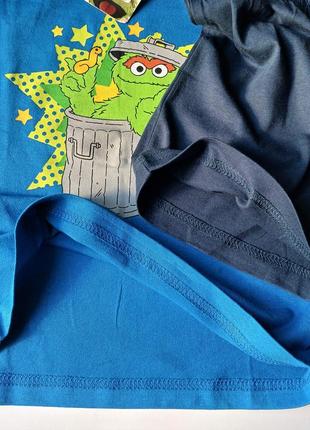 4-6 р літня піжама для хлопчика домашній одяг дитяча футболка шорти трикотажні дом пляж відпочинок4 фото