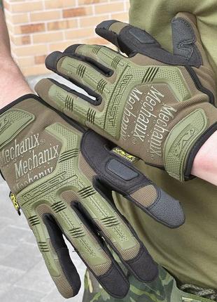 Рукавиці палі олива mechanix m-pact оригінал