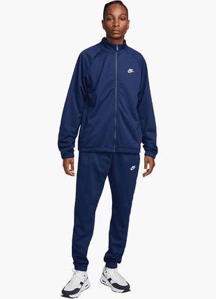 Спортивний костюм nike club poly-knit tracksuit blue fb7351-410