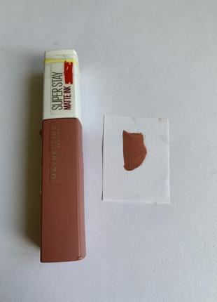Жидкая матовая помада maybelline new york superstay matte ink liquid lipstick тон 65