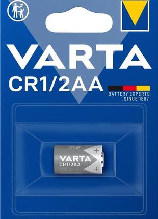 Батарейка varta літієва cr1/2aa (06127101401) блістер