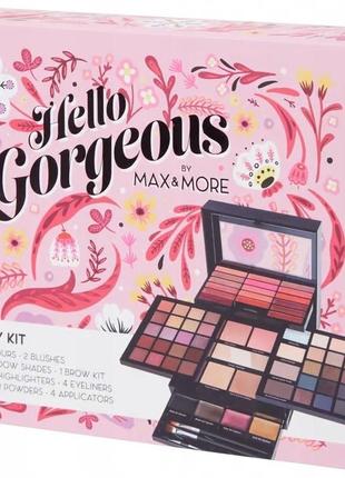 Набор для макияжа max more beauty kit hello gorgeous 73 эллемента (116789)
