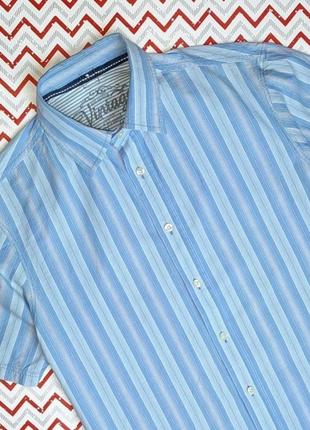 😉1+1=3 стильна сорочка сорочка шведка в смужку marks&spencer, розмір 44 - 462 фото