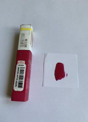 Рідка матова помада maybelline new york superstay matte ink liquid lipstick тон 120