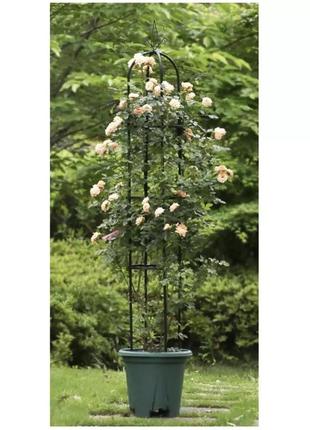 Садовая колонна опора для роз цветов пергола 197 см gardlov 21029 + анкеры3 фото