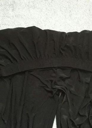 Ефектні чорні стильні зручні штани з кишенями zara4 фото
